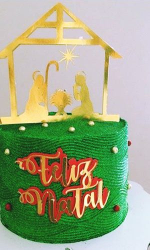 Arquivo Topo de Bolo Natal Presépio