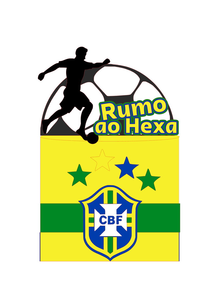 Arquivo de Corte Topo Rumo ao Hexa Copa Studio