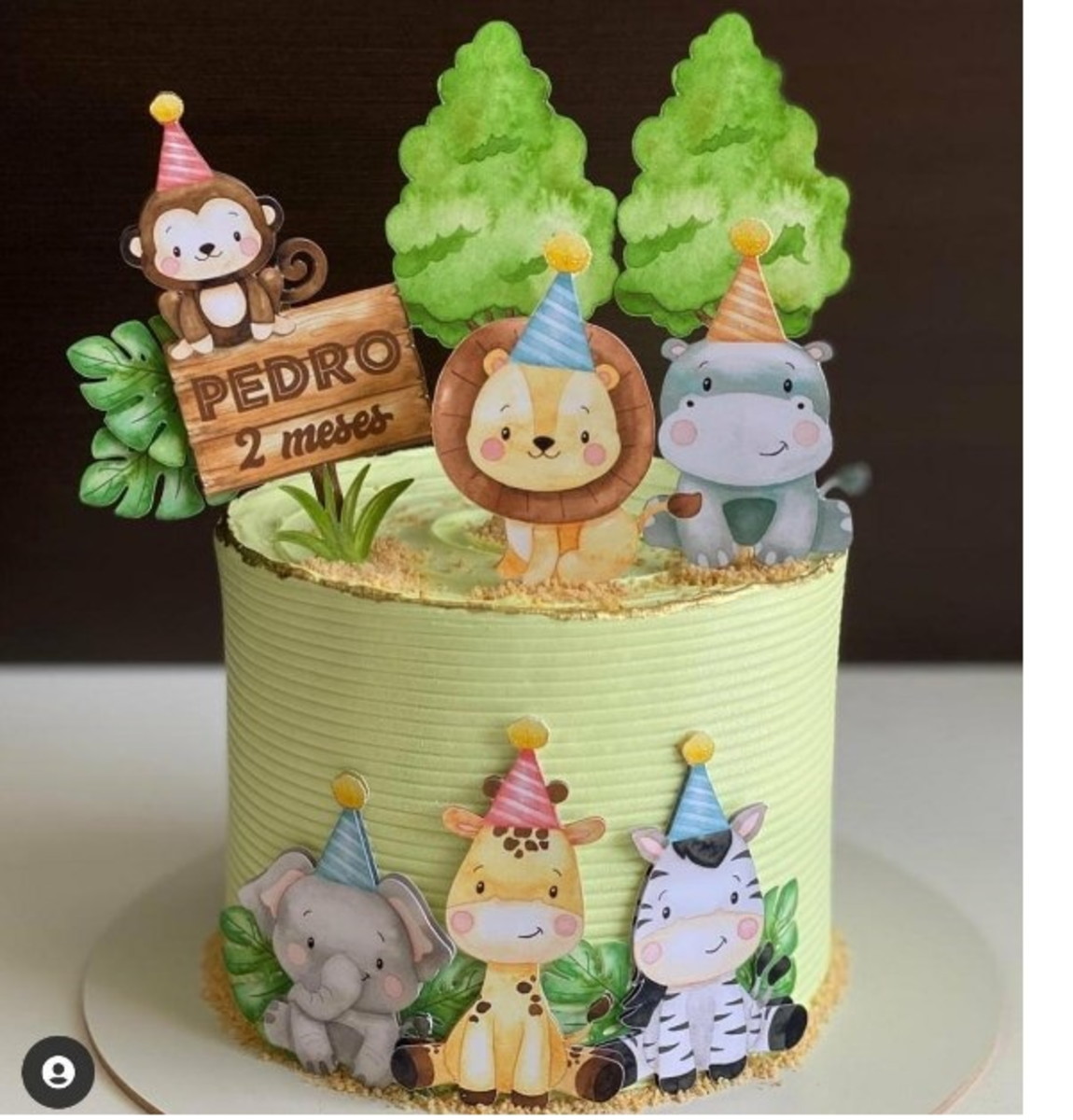 Arquivo De Corte Topo Safari Baby Cute Bebê