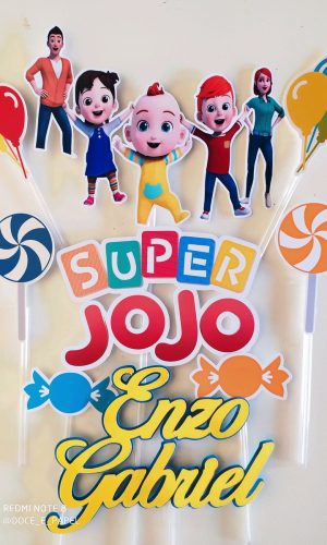 Arquivo de corte Topo super Jojo+brinde