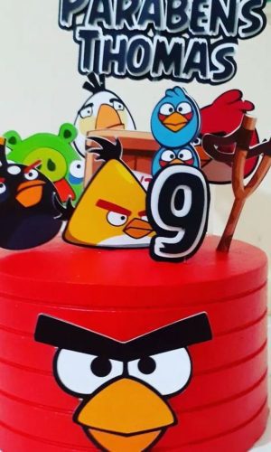 Arquivo de topo de bolo angry birds
