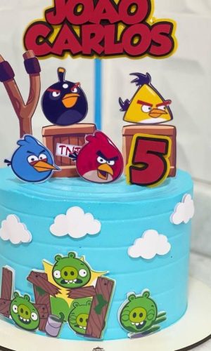 Arquivo de topo de bolo angry birds
