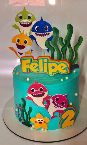 Arquivo de topo de bolo baby shark