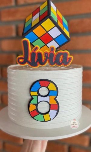 Arquivo de topo de bolo cubo mágico