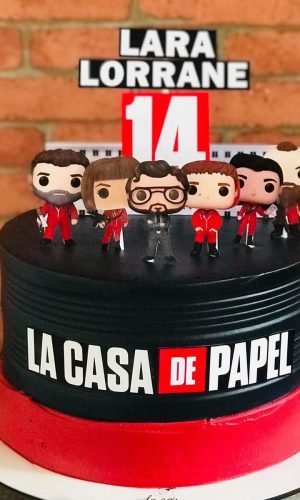 Arquivo de topo de bolo la casa de papel