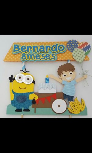 Arquivo de topo de bolo minions