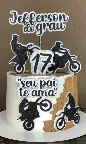 Arquivo de topo de bolo moto