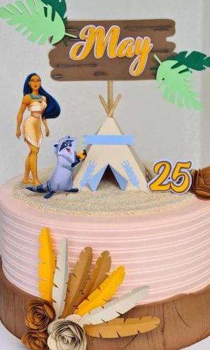 Arquivo de topo de bolo pocahontas