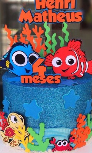 Arquivo de topo de bolo procurando nemo