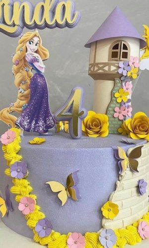 Arquivo de Topo de Bolo Rapunzel