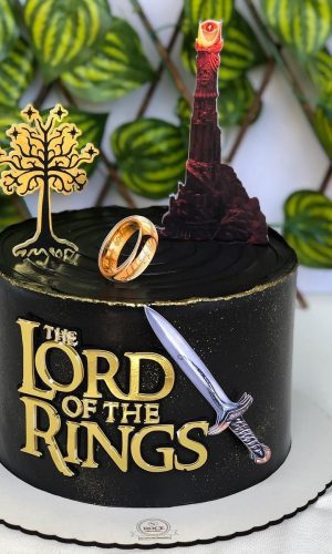 Arquivo de topo de bolo senhor dos aneis