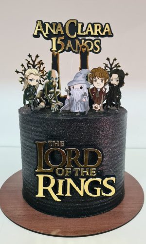 Arquivo de topo de bolo senhor dos aneis