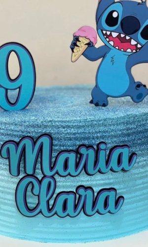 Arquivo de topo de bolo stitch lilo