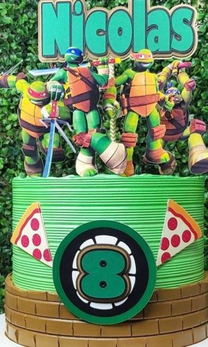 Arquivo de topo de bolo tartarugas ninjas