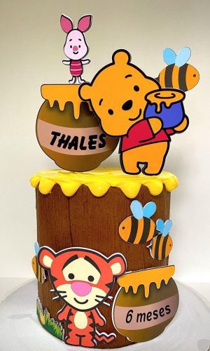 Arquivo de topo de bolo ursinho pooh