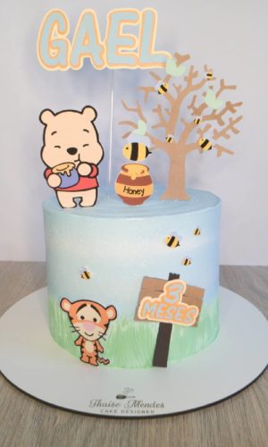 Arquivo de topo de bolo ursinho pooh