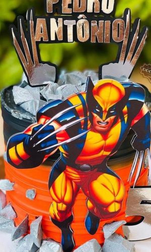 Arquivo de topo de bolo Wolverine