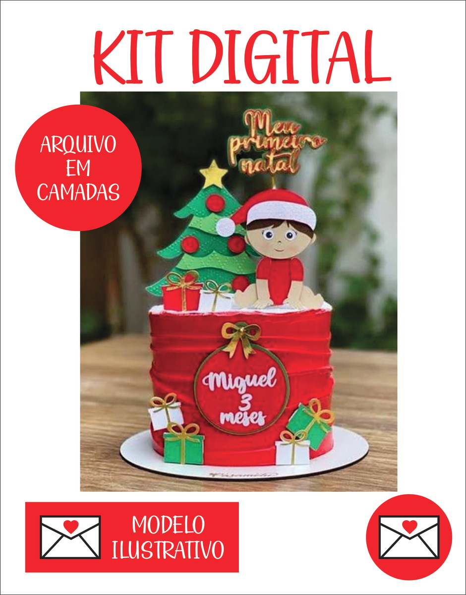 Arquivo de Topo Natal Primeiro Natal Menino e Menina