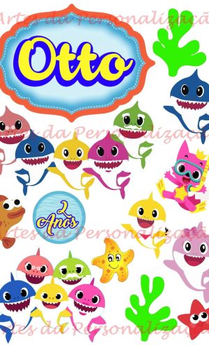 Arquivo Digital Baby Shark TOPO DE BOLO