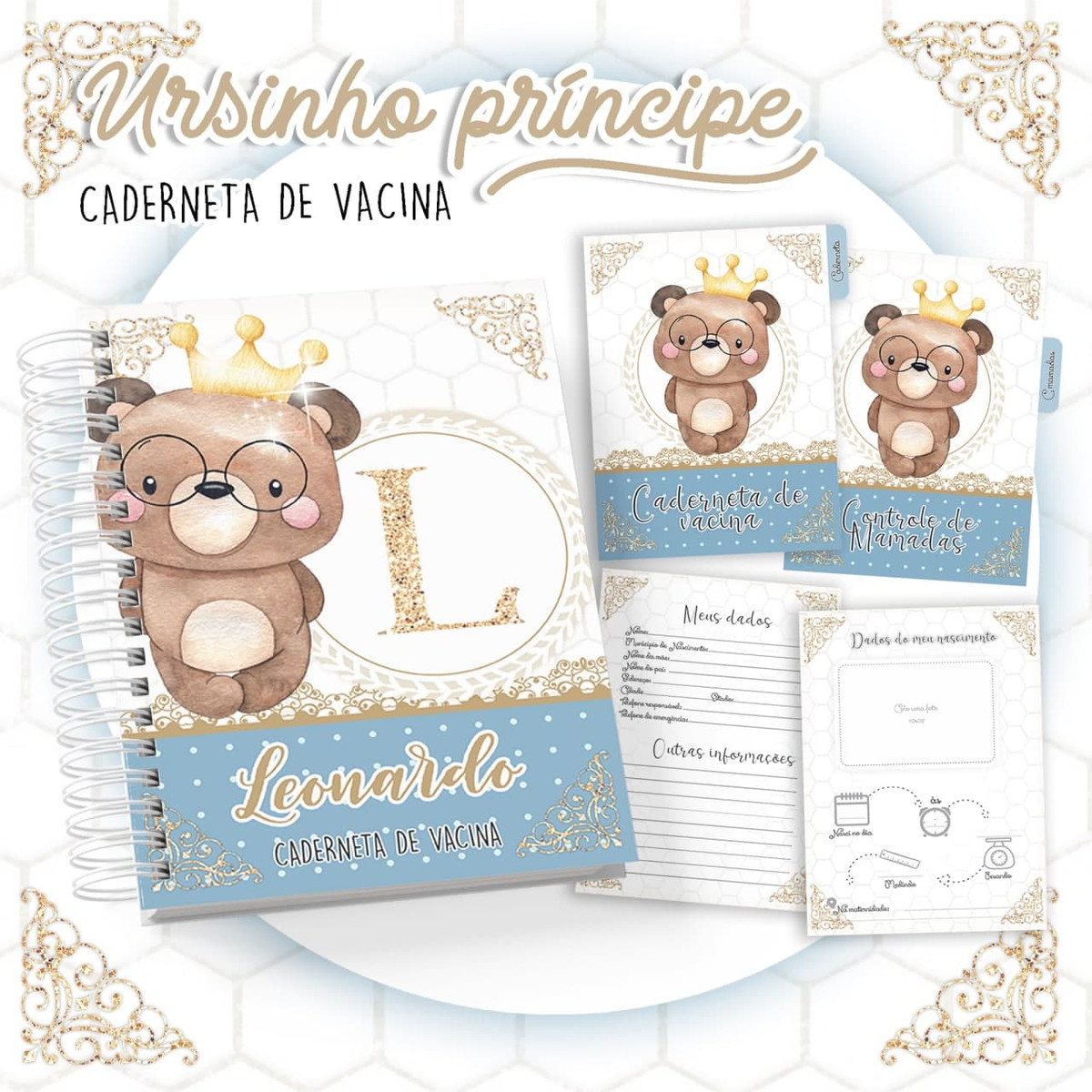Arquivo Digital Caderneta de Vacinação Ursinho 8007