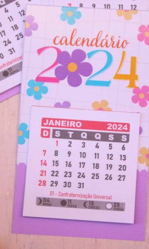 Arquivo Digital Calendário de Geladeira 2024