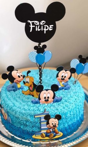01 - ARQUIVO DIGITAL DE CORTE - TOPO DE BOLO MICKEY BABY