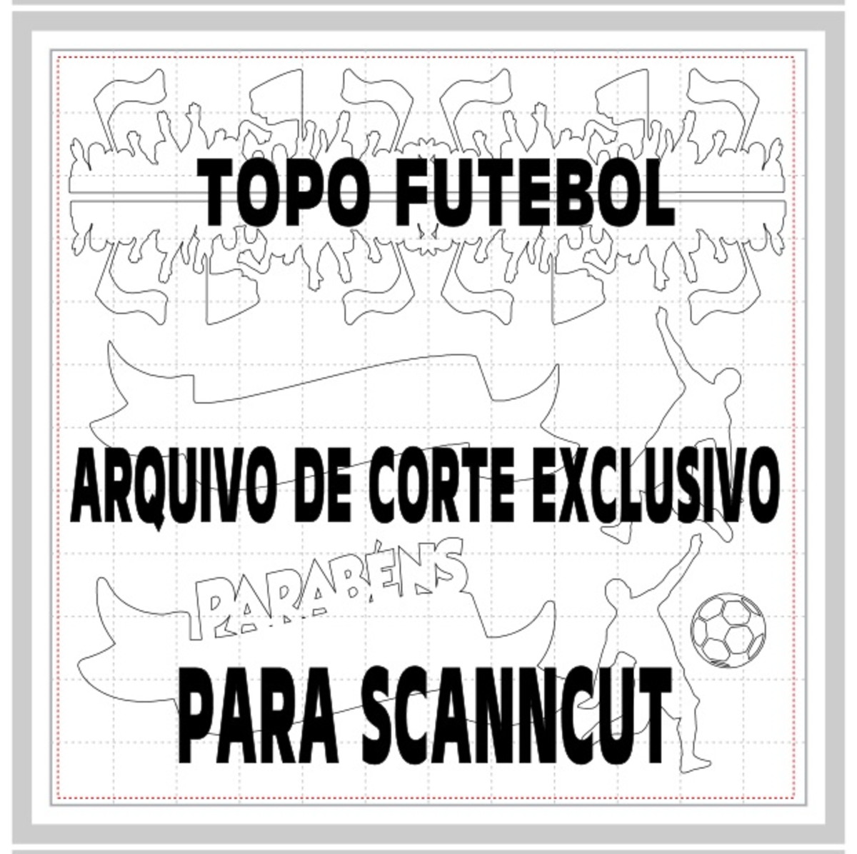 Arquivo Digital Fcm - Pack Topos 3d Futebol