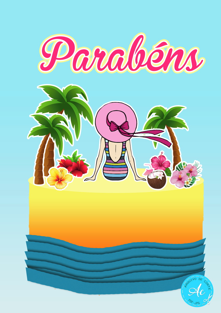 Arquivo Digital Mulher na Praia #1 Pdf/jpg/png