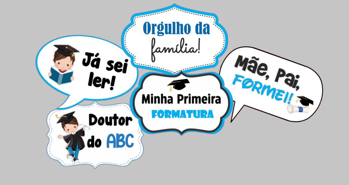 Arquivos de Corte Plaquinhas Formatura Abc Menino pdf