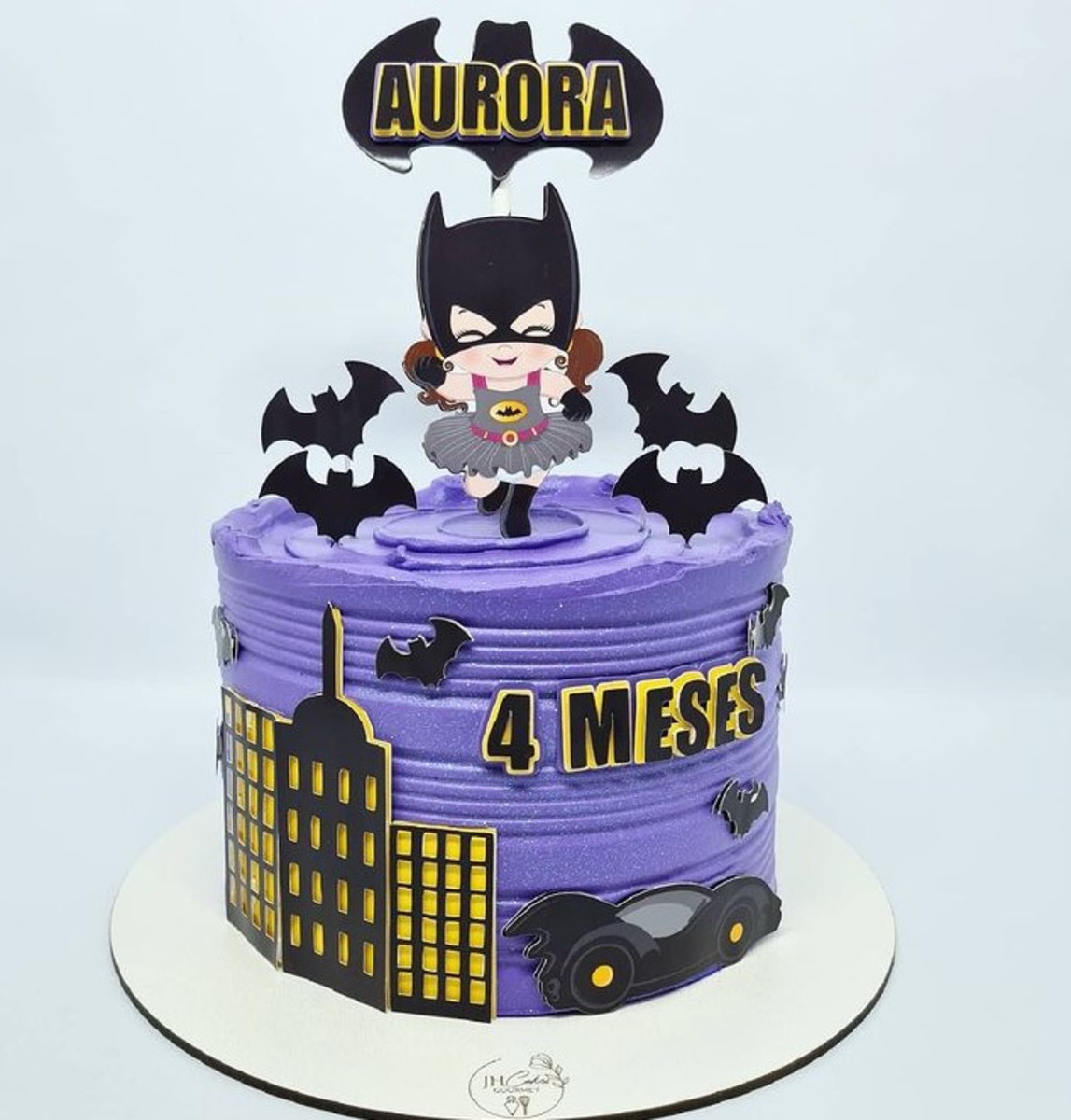 ARQUIVO DIGITAL - Topo de bolo Batgirl cute