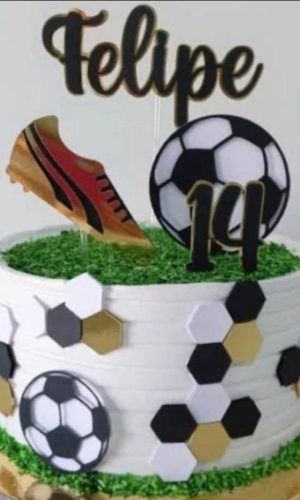 Arquivo Digital Topo de Bolo Chuteira de Futebol