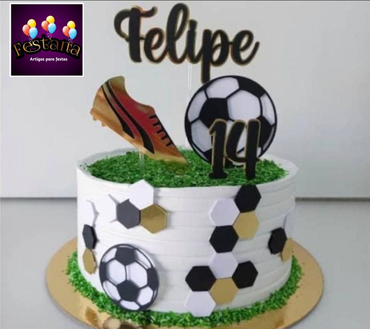 Arquivo Digital Topo de Bolo Chuteira de Futebol