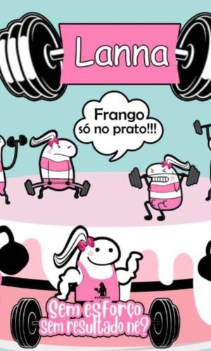 Arquivo Digital Topo de Bolo Flork Academia Feminino