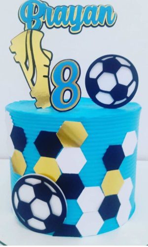 Arquivo Digital Topo de Bolo Futebol