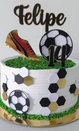 Arquivo Digital Topo de Bolo Futebol