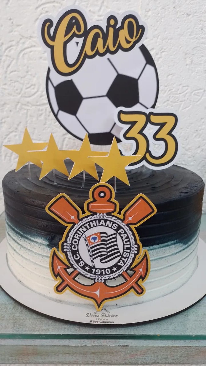 Arquivo Digital Topo De Bolo Time Futebol Corintias