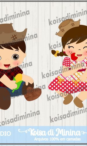 Arquivo em camadas Baby junino 1 - 2021