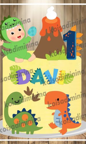 Arquivo Em Camadas Dino Baby Cute