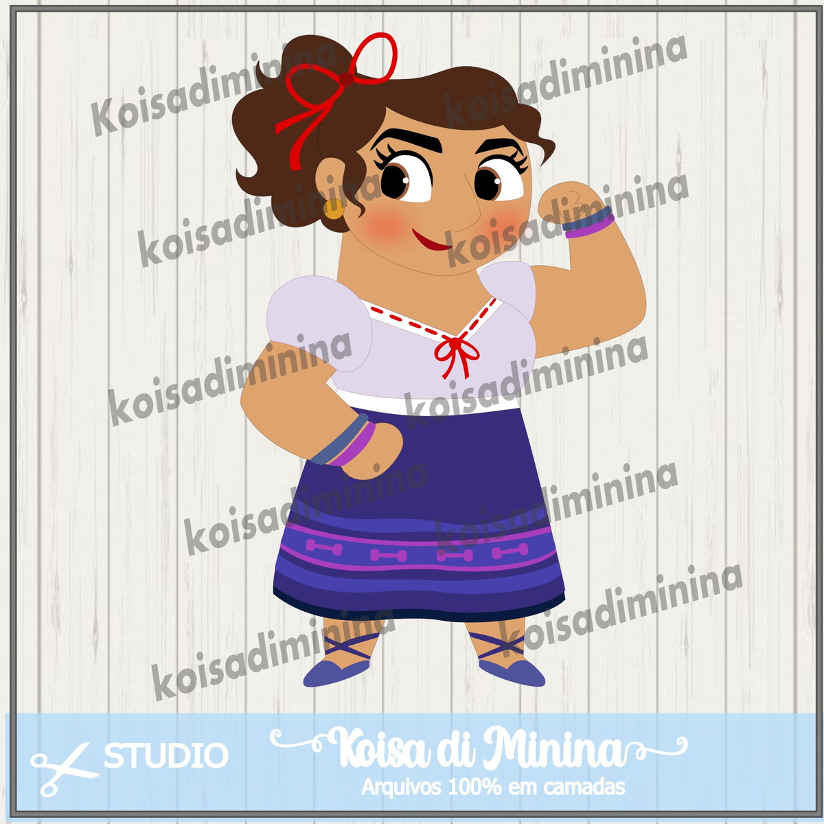 Arquivo em camadas Encanto - Luisa Cute