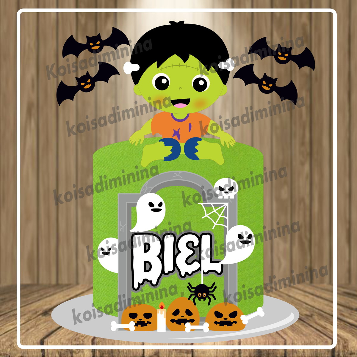 Arquivo em Camadas Frankenstein Cute