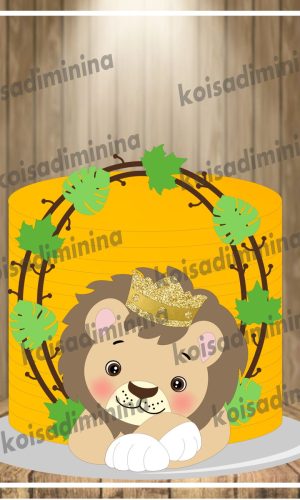 Arquivo Em Camadas Leão Cute (cabeça)
