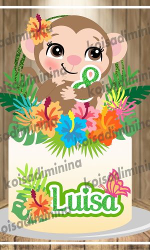 Arquivo em camadas Monkey cute