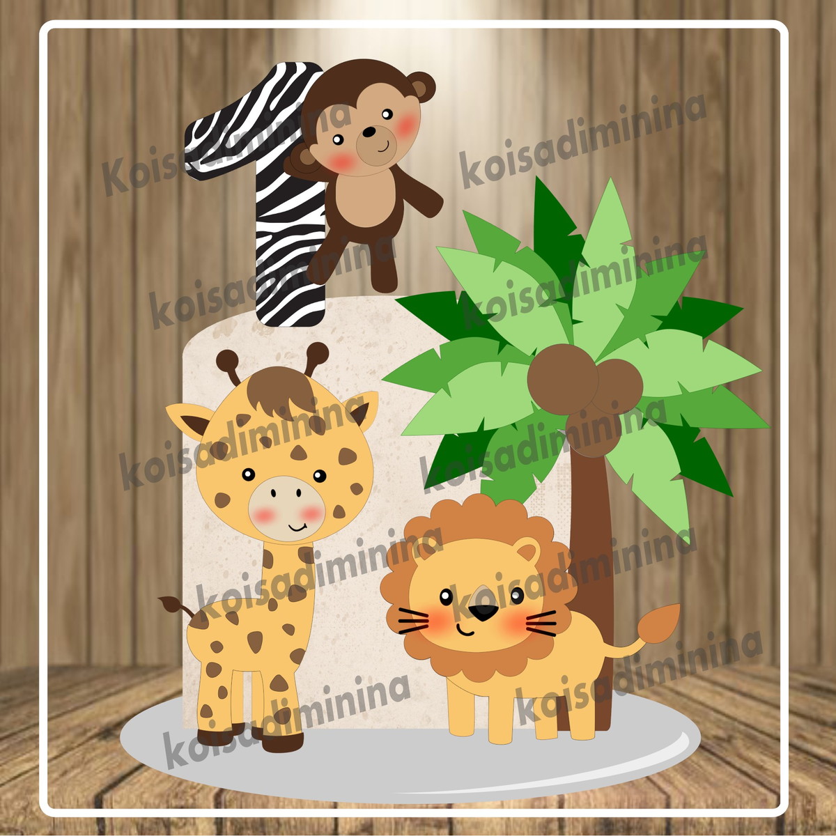 Arquivo em camadas Safari cute