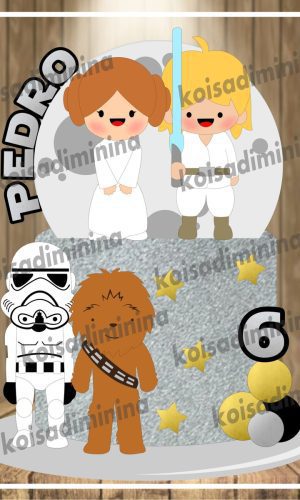 Arquivo em Camadas Star Wars Cute