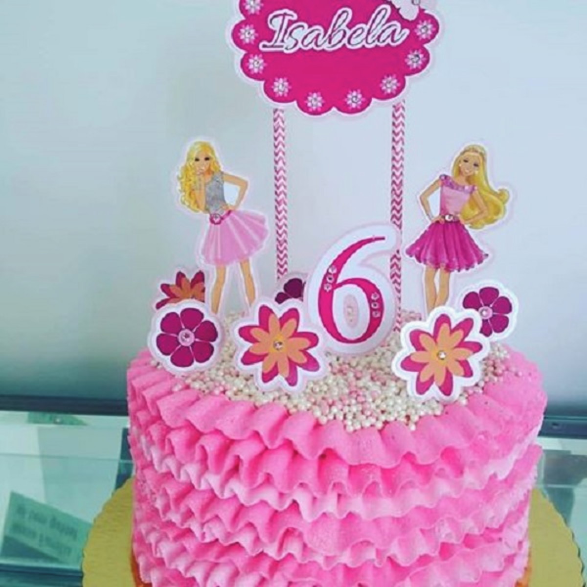 ARQUIVO SILHOUETTE TOPO DE BOLO BARBIE