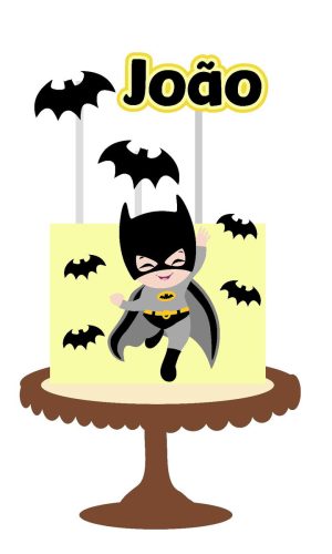 arquivo topo batman cute em camadas