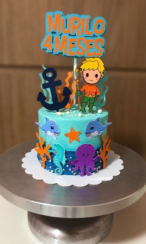 Arquivo Topo De Bolo - Aquaman Baby