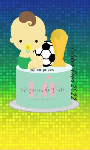 Arquivo Topo de Bolo Baby Copa Menino