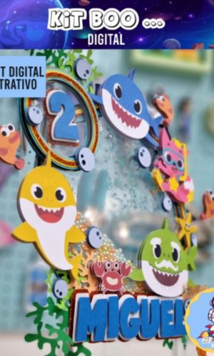 Arquivo Topo de Bolo - Baby Shark