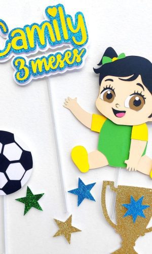 Arquivo Topo de Bolo Baby Brasil Copa do Mundo 2022 #15465